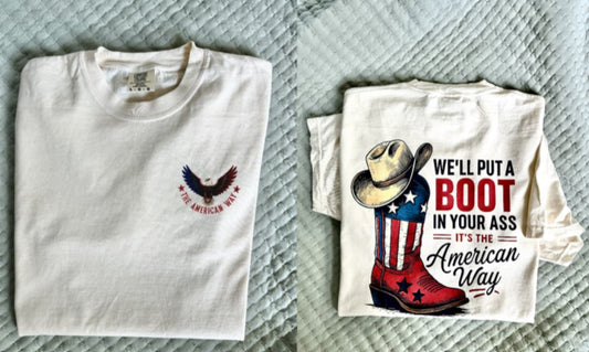 The American way eagle pocket